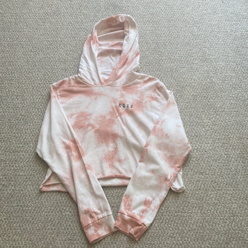 Roxy girl slightly cropped hoodie, lightweight